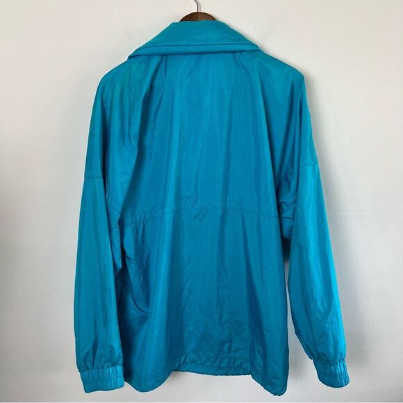 Blue Vintage Kaelin Tech 100% Nylon Pullover Jacket Windbreaker Size Medium - Picture 11 of 14